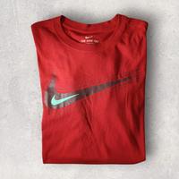 Maglietta Nike Logo Swoosh Rossa S