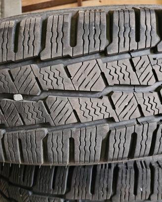 4 gomme termiche con cerchi in ferro (originali)