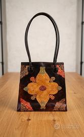 borsa artigianale di vero cuoio