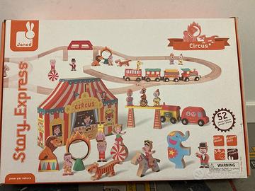 Trenino e pista giocattolo