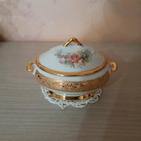 Vecchia zuccheriera in ceramica marchiata Limoges