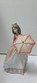LLadrò donna con ombrello rococò Jolie Collectible