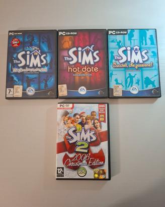PC - Lotto Collezione THE SIMS prezzo x4 articoli