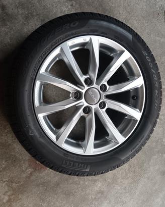 cerchi in lega Audi A3 con gomme da neve