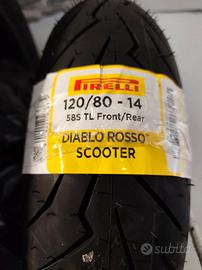 gomma scooter Diablo Rosso 120/80R14