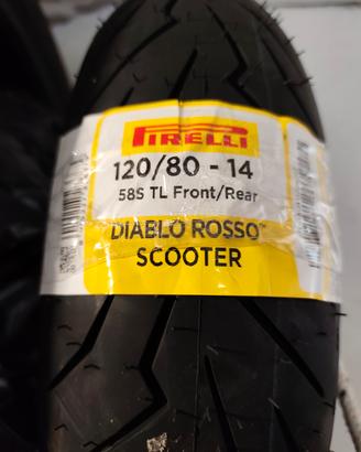 gomma scooter Diablo Rosso 120/80R14