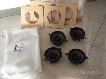 4 casse audio + tela + mascherine