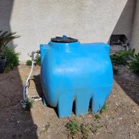 Serbatoio acqua orizzontale in polietilene 500 LT