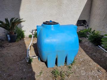 Serbatoio acqua orizzontale in polietilene 500 LT