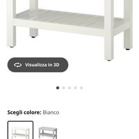 Panca ikea bianca