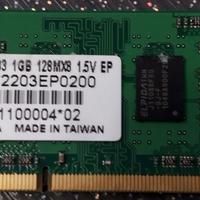 RAM SODIMM DDR3 1333 da 1GB