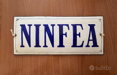 Targa vintage con nome