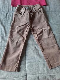 Pantaloni Blumarine Baby tg 18 mesi + maglia ML