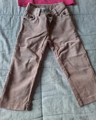 Pantaloni Blumarine Baby tg 18 mesi + maglia ML