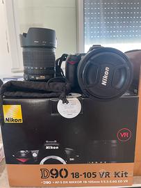 Nikon D90 com nikkor 18-105