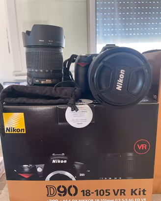 Nikon D90 com nikkor 18-105