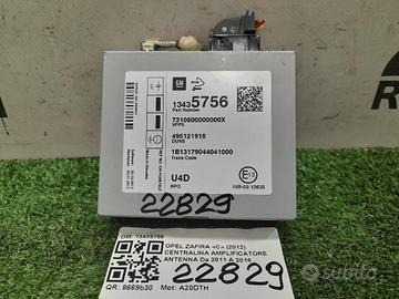 AMPLIFICATORE ANTENNA OPEL Zafira (C) (2016-) 1343