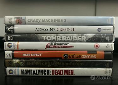 Lotto 7 Giochi PC Tomb Raider Assassin’s Creed