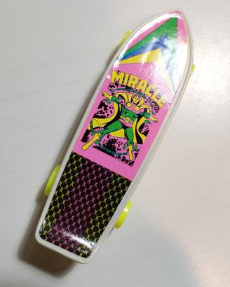 Skateboard pencil sharpener vintage, super-hero. 