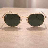 Occhiali da sole Ray-Ban RB3565 Jack nuovi Oro