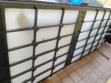 porta in ferro e vetro  