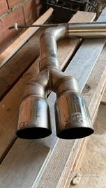 Scarico terminale audi a3 8p in acciaio