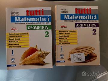 Libri Tutti matematici Vol.2 Geometria + Aritmetic