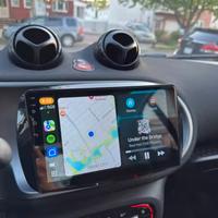 AUTORADIO/STEREO 2 DIN DEDICATO PER SMART 453 9 PO