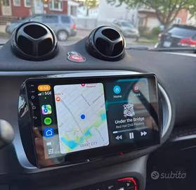 AUTORADIO/STEREO 2 DIN DEDICATO PER SMART 453 9 PO