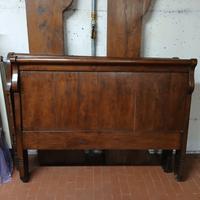 letto a barca in noce