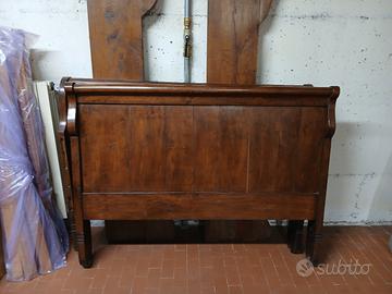 letto a barca in noce