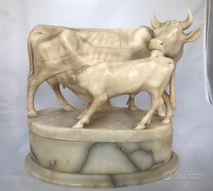 Scultura in marmo stile "Animalier"