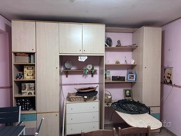 camera con scrivania incorporata