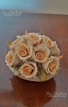 Capodimonte Cestino di Rose 1966