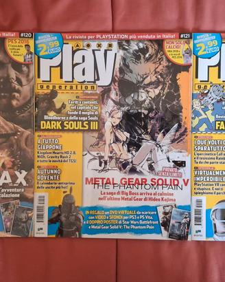 Play Generation rivista PS3 PS4 n. 120 121 122
