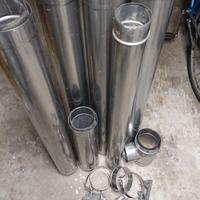 Tubazioni acciaio inox per canna fumaria Ø 100 mm