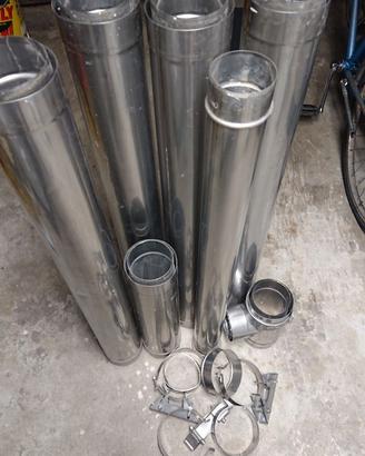 Tubazioni acciaio inox per canna fumaria Ø 100 mm