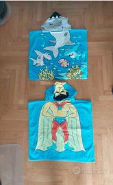 2 accappatoi bambini 2/3anni