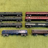 LIMA scala H0 (1/87) lotto 8 vagoni passeggeri