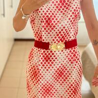 Vestito D&G originale 40 small rosso spedizione