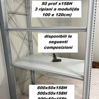 scaffali incastro smaltati