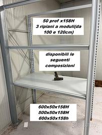 scaffali incastro smaltati