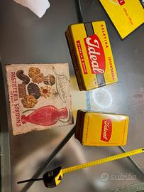 Latte scatole vintage