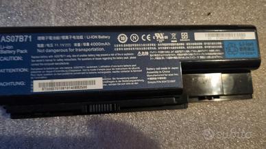 1491-Batteria PC Portatile Acer AS07B71