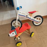 Bicicletta e triciclo