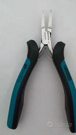 Pinza a becchi piatti per elettronica