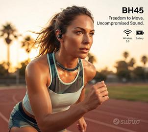 Auricolari Bluetooth ergonom. Sport Wireless 5.0 