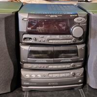 Stereo anni 90 kenwood mini hifi component system 