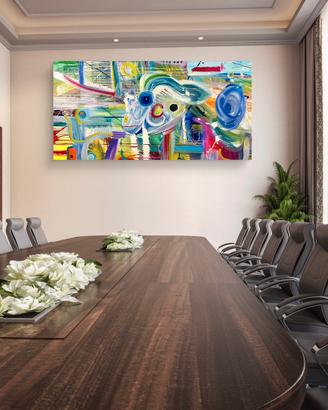 Arte Per Interni Moderni - Quadro Astratto, Unico