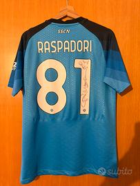 Maglietta SSC Napoli 2022/23 firmata Raspadori